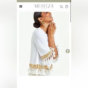 Mestiza Shimmy Shimmy Tassel Top